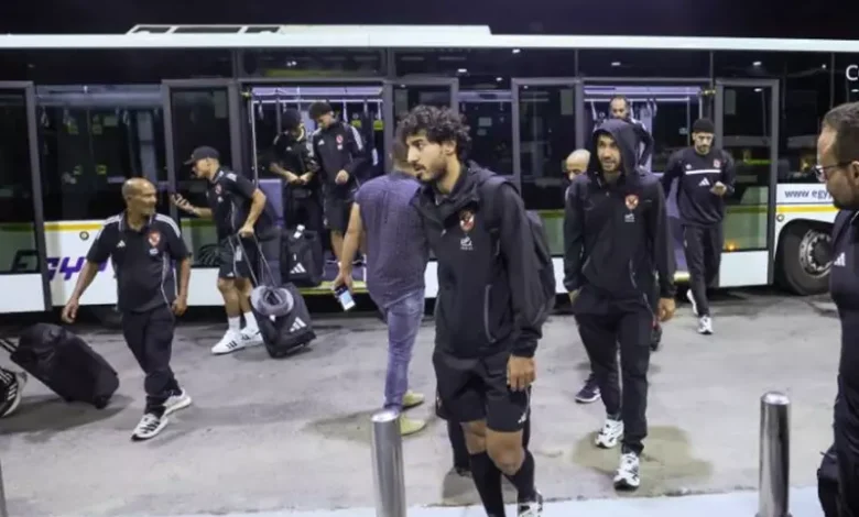 بعثة الأهلي تصل القاهرة بعد الفوز على إيجل نوار