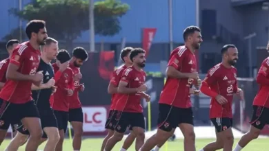 الأهلي ينهي تدريباته في التتش قبل السفر للمغرب