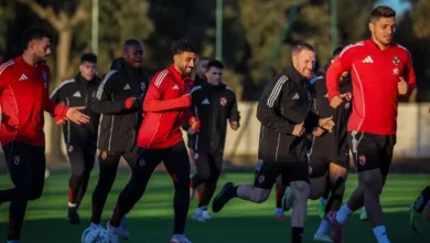 الأهلي ينهي تدريباته لمواجهة الجيش الملكي