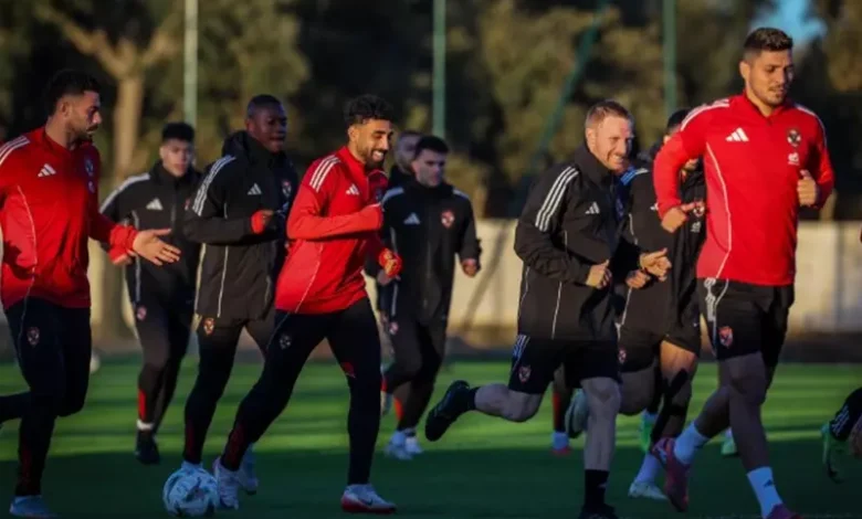 الأهلي ينهي تدريباته لمواجهة الجيش الملكي
