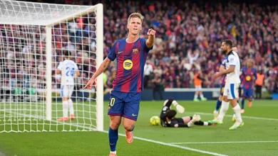 بقيادة أولمو.. برشلونة يسقط ألافيس