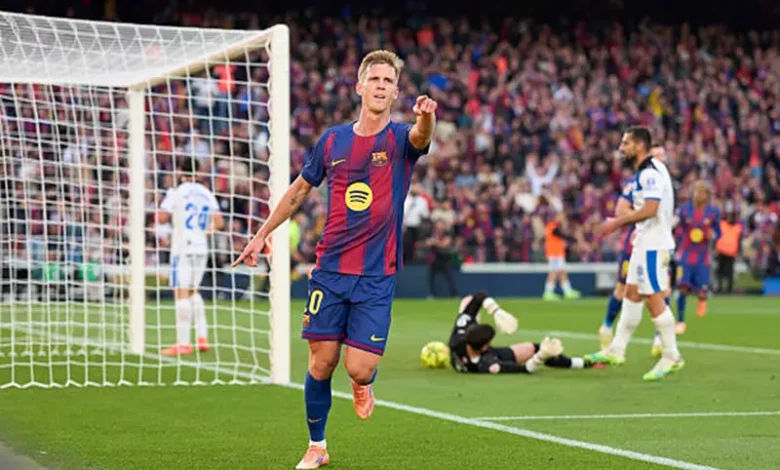 بقيادة أولمو.. برشلونة يسقط ألافيس