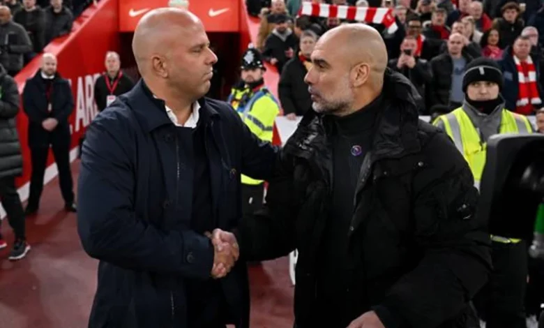 سلوت قبل مواجهة السيتي: أستمتع بمشاهدة فرق جوارديولا