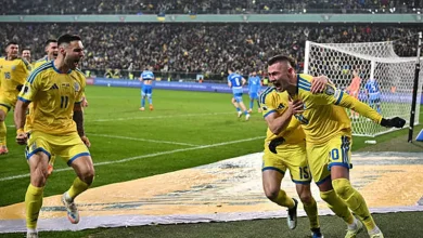 منتخب أوكرانيا يسقط أيسلندا ويصعد لملحق كأس العالم