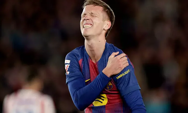 بعد انضمام أولمو.. ما هي إصابات برشلونة الحالية؟